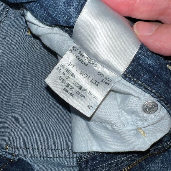 Signature Levi Strauss Mid Rise Straight Jean sz 12M - Picture 5 of 7